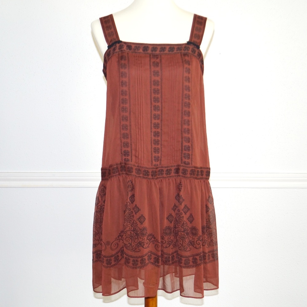 Max & Cleo Flapper Lauren Dress in Sable